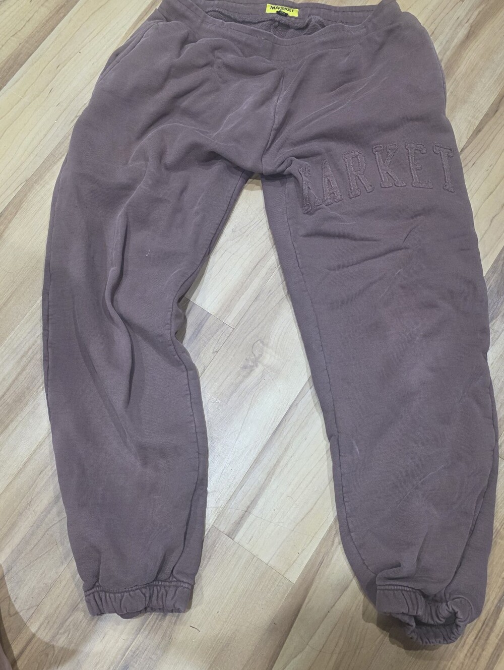 Market Men's Brown Embroidered Logo Joggers